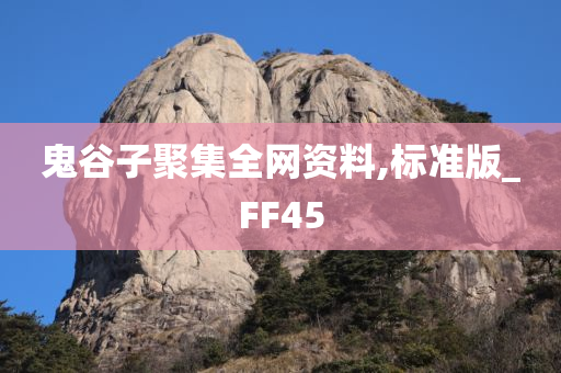 鬼谷子聚集全网资料,标准版_FF45