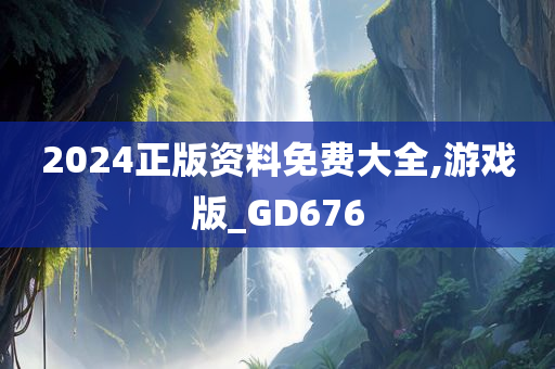 2024正版资料免费大全,游戏版_GD676