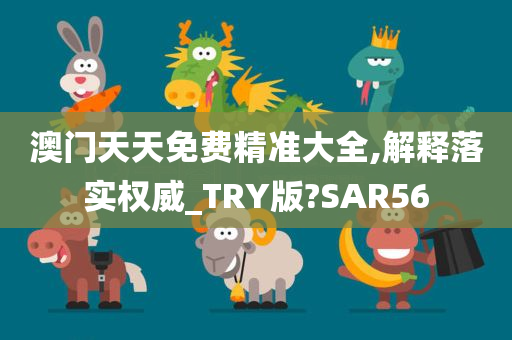 澳门天天免费精准大全,解释落实权威_TRY版?SAR56