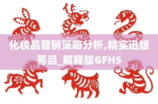 化妆品营销策略分析,精实迅版莠品_解释版GFH5