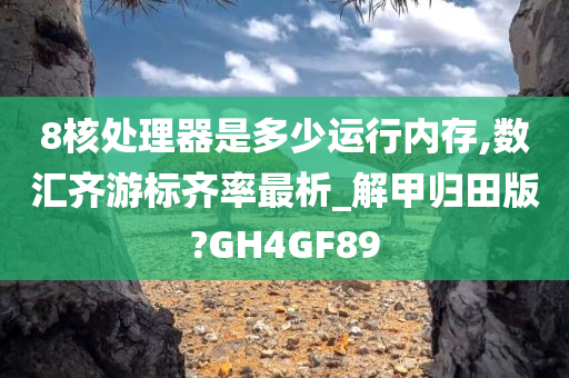 8核处理器是多少运行内存,数汇齐游标齐率最析_解甲归田版?GH4GF89