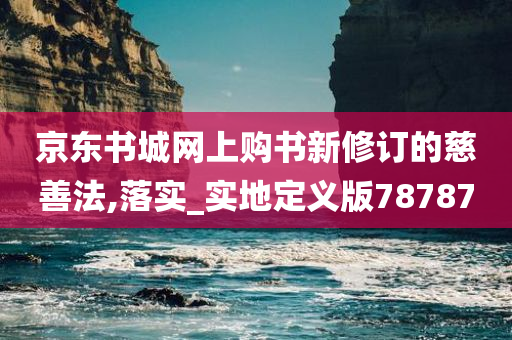 京东书城网上购书新修订的慈善法,落实_实地定义版78787