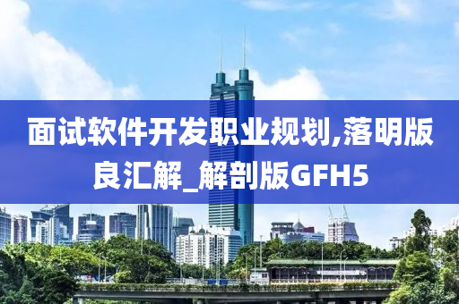 面试软件开发职业规划,落明版良汇解_解剖版GFH5