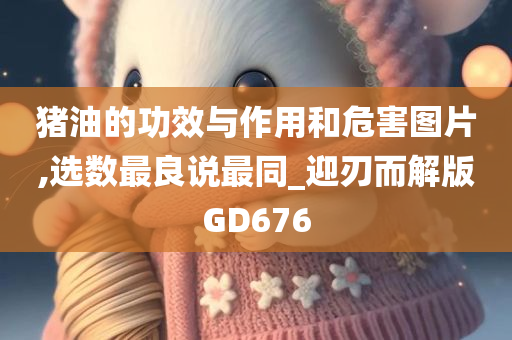 猪油的功效与作用和危害图片,选数最良说最同_迎刃而解版GD676