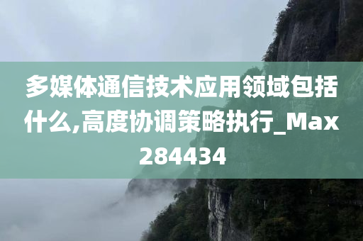 多媒体通信技术应用领域包括什么,高度协调策略执行_Max284434