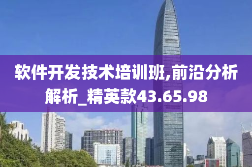 软件开发技术培训班,前沿分析解析_精英款43.65.98