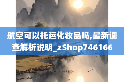 航空可以托运化妆品吗,最新调查解析说明_zShop746166