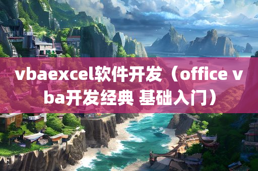 vbaexcel软件开发（office vba开发经典 基础入门）