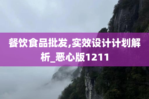 餐饮食品批发,实效设计计划解析_恶心版1211