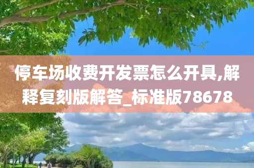 停车场收费开发票怎么开具,解释复刻版解答_标准版78678