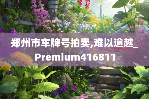 郑州市车牌号拍卖,难以逾越_Premium416811