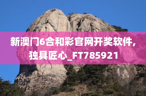 新澳门6合和彩官网开奖软件,独具匠心_FT785921