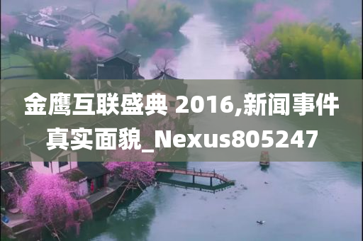 金鹰互联盛典 2016,新闻事件真实面貌_Nexus805247