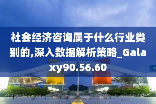 社会经济咨询属于什么行业类别的,深入数据解析策略_Galaxy90.56.60