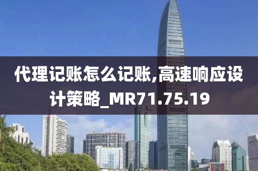 代理记账怎么记账,高速响应设计策略_MR71.75.19