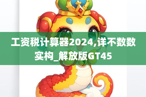 工资税计算器2024,详不数数实构_解放版GT45