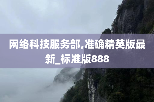 网络科技服务部,准确精英版最新_标准版888