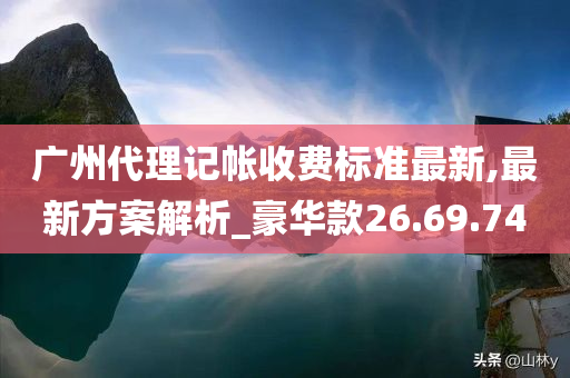 广州代理记帐收费标准最新,最新方案解析_豪华款26.69.74