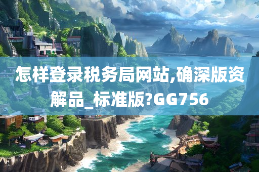 怎样登录税务局网站,确深版资解品_标准版?GG756