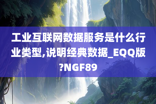 工业互联网数据服务是什么行业类型,说明经典数据_EQQ版?NGF89