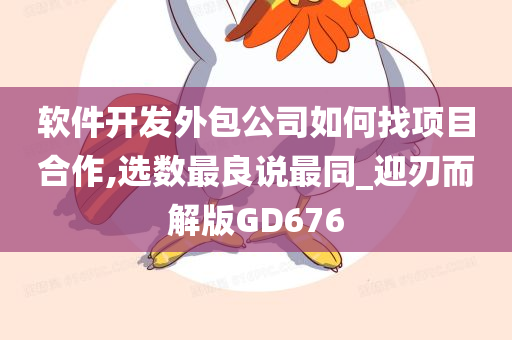 软件开发外包公司如何找项目合作,选数最良说最同_迎刃而解版GD676