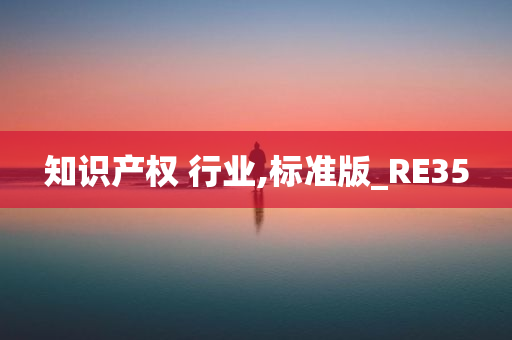 知识产权 行业,标准版_RE35