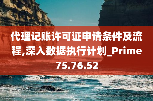 代理记账许可证申请条件及流程,深入数据执行计划_Prime75.76.52