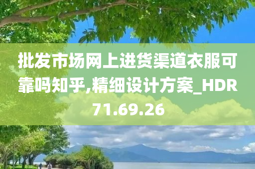 批发市场网上进货渠道衣服可靠吗知乎,精细设计方案_HDR71.69.26