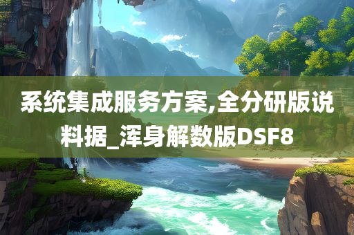 系统集成服务方案,全分研版说料据_浑身解数版DSF8