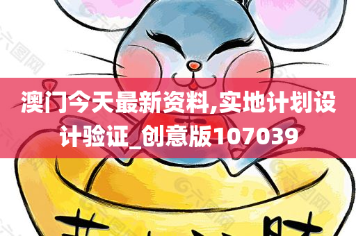 澳门今天最新资料,实地计划设计验证_创意版107039