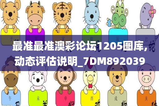 最准最准澳彩论坛1205图库,动态评估说明_7DM892039